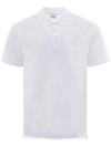 Monogram Motif Polo Shirt White - BURBERRY - BALAAN 3