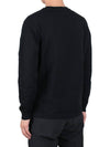 Lens Wappen Merino Wool Knit Top Black - CP COMPANY - BALAAN 5