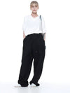 LSSWP BK Linen Slit String Wide Pants Black - CHANCE'S NOI - BALAAN 5