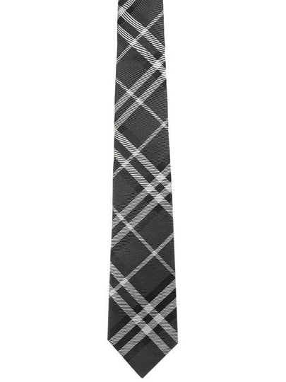 Classic Cut Vintage Check Silk Tie Grey - BURBERRY - BALAAN 2