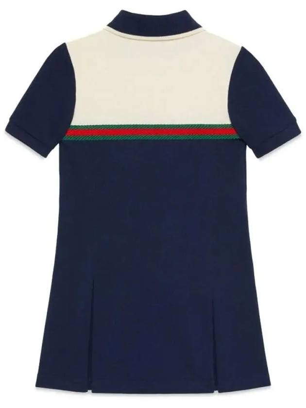 Kids Web Detail Collar One Piece 742139 XJFK5 4582 - POLO RALPH LAUREN - BALAAN 3