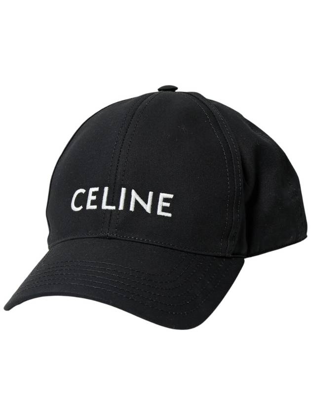 Logo Ball Cap Black - CELINE - BALAAN 2