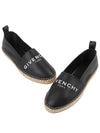 logo leather espadrilles black - GIVENCHY - BALAAN 3