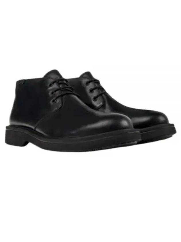 Norman Lace-Up Leather Ankle Boots Black - CAMPER - BALAAN 2