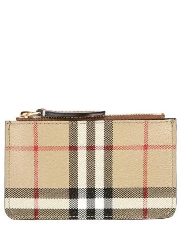 Check Strap Card Wallet Archive Beige - BURBERRY - BALAAN 2