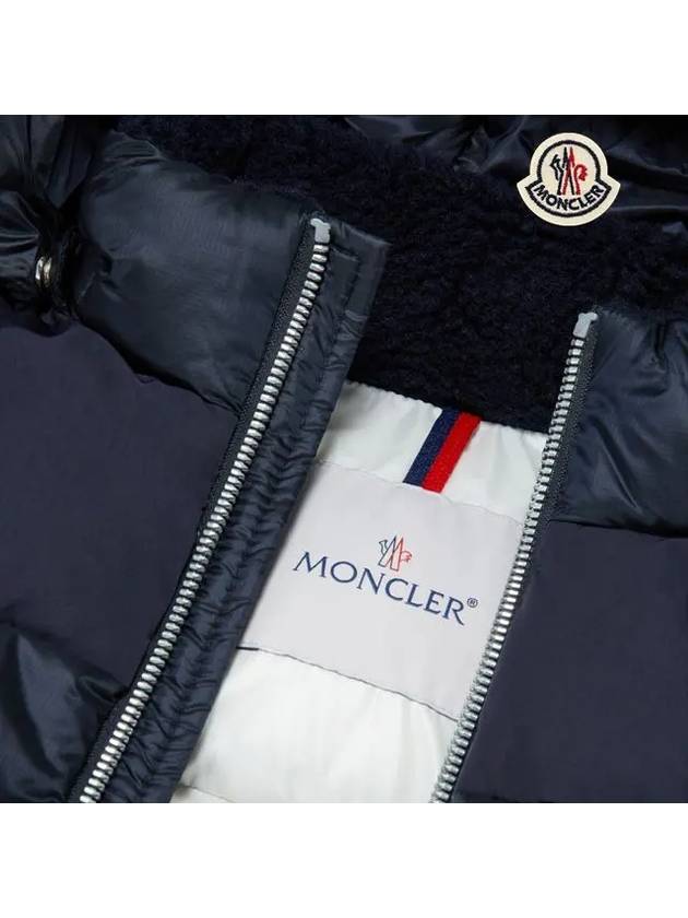 Kids Boys Padded Jacket Night Blue EDUARD 1A00078 5967G 776 12A 14A - MONCLER - BALAAN 7