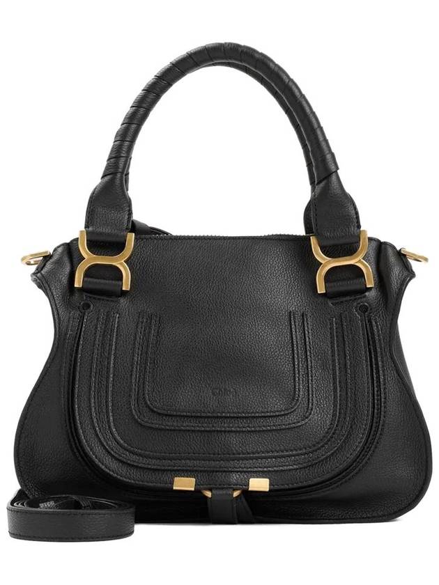 Marcie Small Double Carry Tote Bag Black - CHLOE - BALAAN 2