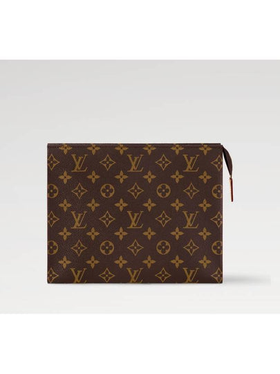 Poche Toilet Monogram Canvas Pouch Bag Brown - LOUIS VUITTON - BALAAN 2