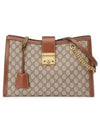 GG Padlock Supreme Medium Shoulder Bag Brown - GUCCI - BALAAN 2