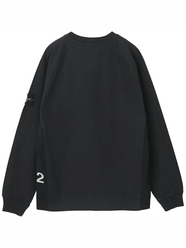 Waffen Patch Crewneck Sweatshirt Black - STONE ISLAND - BALAAN 4