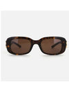 Eyewear Square Acetate Sunglasses Havana - BALENCIAGA - BALAAN 2