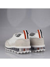 Women Vitello Calf Tech Runner Clear Sole Low Top Sneakers White - THOM BROWNE - BALAAN 3