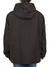 Men's EKD Print Hooded Jacket Black - BURBERRY - BALAAN 6