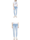 90S High Rise Ankle Crop Light Blue Jeans 162 3WHRAC - RE/DONE - BALAAN 3