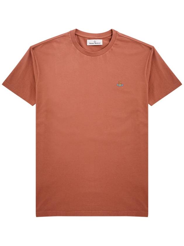 ORB Logo Cotton Short Sleeve T-Shirt Cognac - VIVIENNE WESTWOOD - BALAAN 2