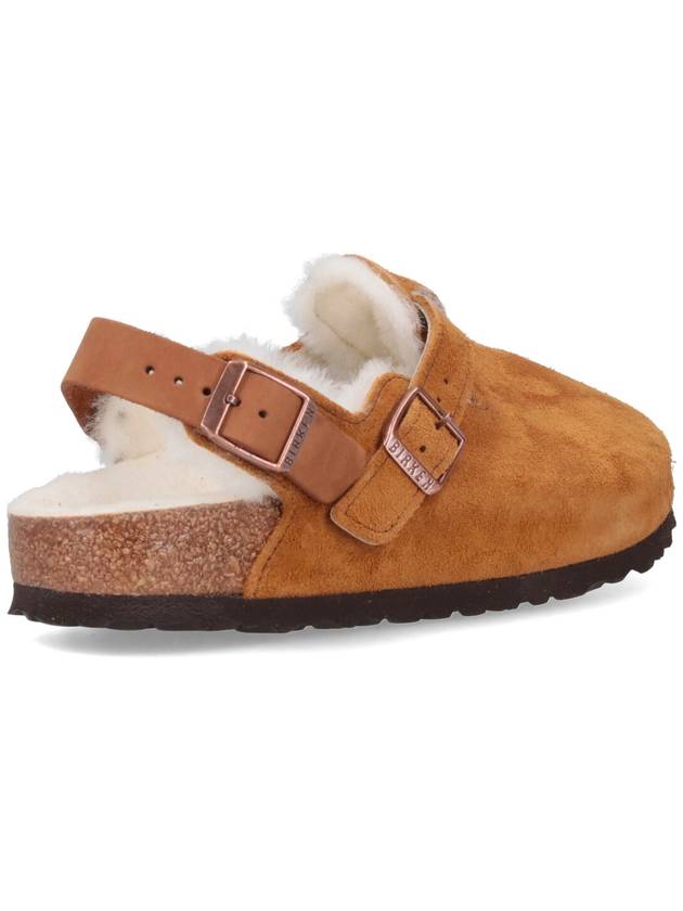 Tokio Shearling Suede Sandals Brown - BIRKENSTOCK - BALAAN 5