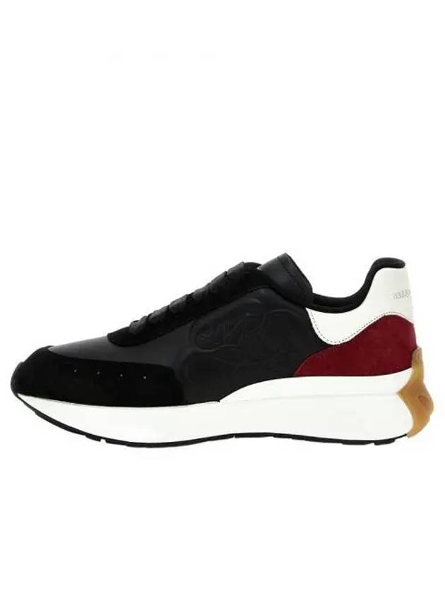 Sprint Runner Low Top Sneakers Black - ALEXANDER MCQUEEN - BALAAN 2