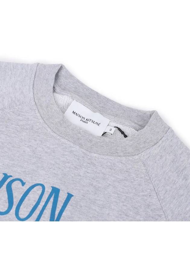 Cotton Palais Royal Vintage Logo Sweatshirt Grey - MAISON KITSUNE - BALAAN 4