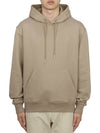 Mini Heart Logo Hoodie Beige - AMI - BALAAN 2