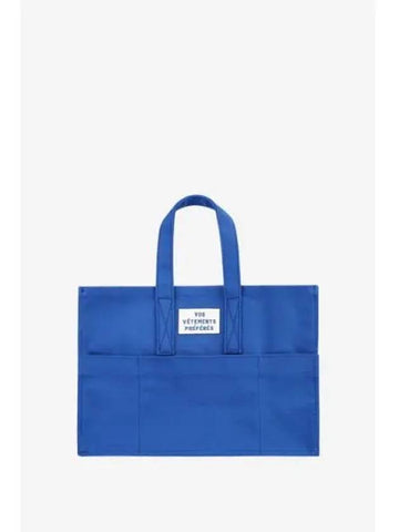 LE MONT ST MICHEL ARMANCE TOTE BAG Small BLUE - LE MONDE BERYL - BALAAN 1