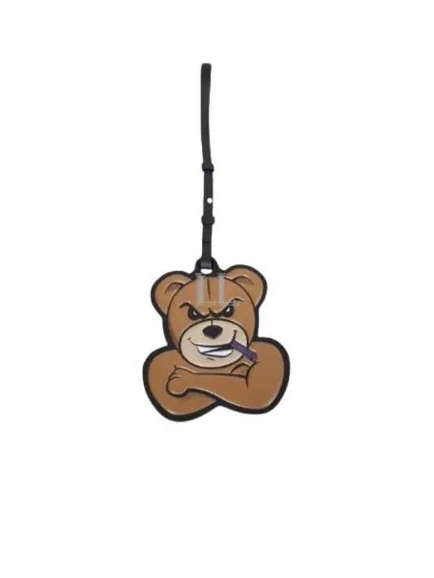 Bear Patch Keyholder Brown - MONCLER - BALAAN 2