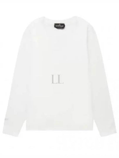 Shadow Project Cotton Jersey Long Sleeve T-Shirt White - STONE ISLAND - BALAAN 2