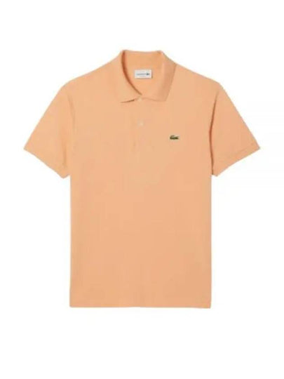 Men's Logo Classic Fit Cotton Short Sleeve Polo Shirt Orange - LACOSTE - BALAAN 2