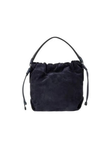 Women s Monili Handle Suede Tote Bag Navy 271568 - BRUNELLO CUCINELLI - BALAAN 1