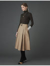 Marigold trench skirt dark beige - DE PERI MERA - BALAAN 2