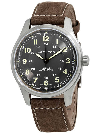 Khaki Field Titanium Auto 42mm Watch Black - HAMILTON - BALAAN 2