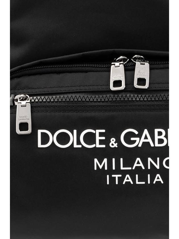 logo nylon backpack black - DOLCE&GABBANA - BALAAN 7