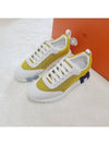 Bouncing Mesh Low Top Sneakers Jaune Topaze Blanc - HERMES - BALAAN 2