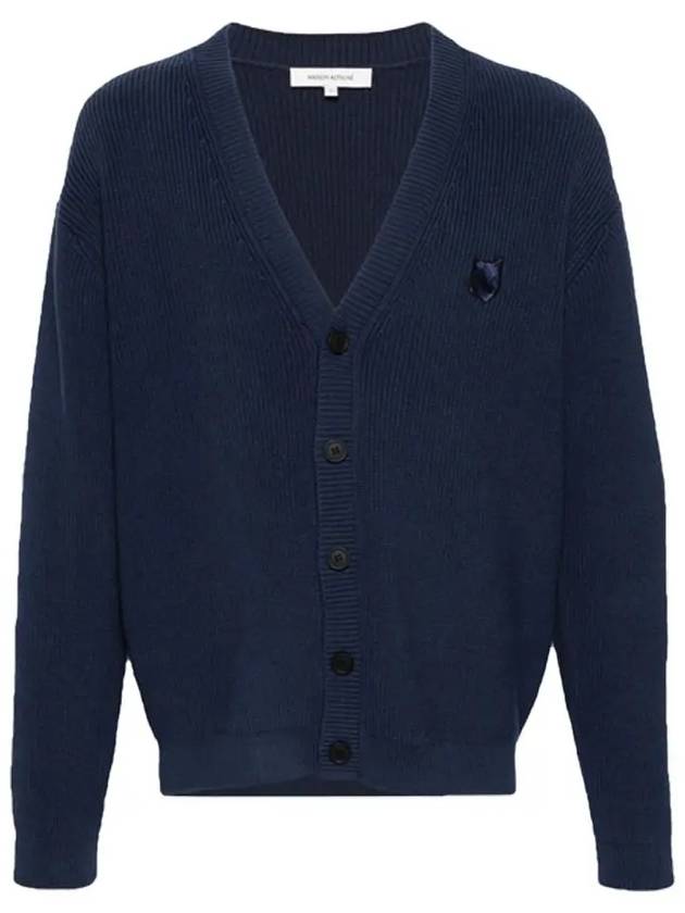 Maison Kitsune Bold Fox Head Patch Men s Cotton Cardigan MM00506 P476 - POLO RALPH LAUREN - BALAAN 2