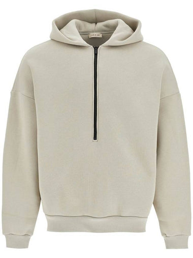 hooded sweatshirt with half zip - FEAR OF GOD - BALAAN 1