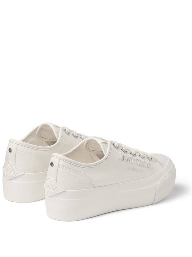 Jimmy Choo Palma Maxi Canvas Platform Sneakers Shoes - JIMMY CHOO - BALAAN 3