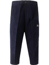 20FW H20HT620.233 410 Box Logo Cotton Cargo Pants Navy Men’s Pants TR - AMI - BALAAN 1