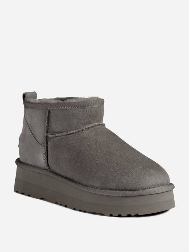 Australia Ozwear UGG boots high heel classic ultra mini OB658P gray - OZWEAR UGG - BALAAN 7