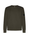 Light Fleece Sweatshirt Green - CP COMPANY - BALAAN 1