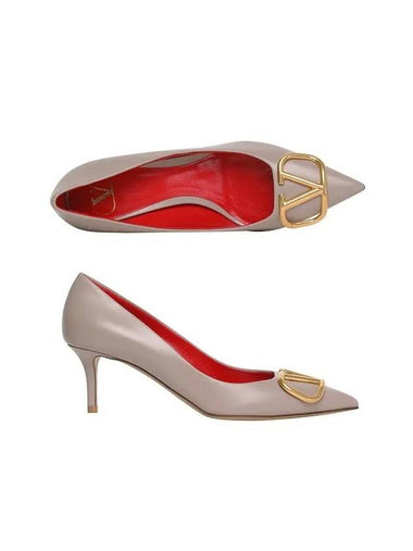 Valentino 5W2S0EN0 DSH P45 Garavani V logo heel - RED VALENTINO - BALAAN 1