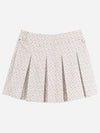 Women s CK Logo Pleated Skirt CA2CL230306 - CALVIN KLEIN GOLF - BALAAN 4