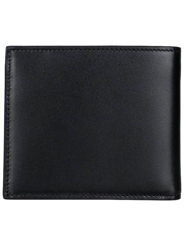 Smooth Leather Classic Logo Bicycle Wallet Black - SAINT LAURENT - BALAAN 5