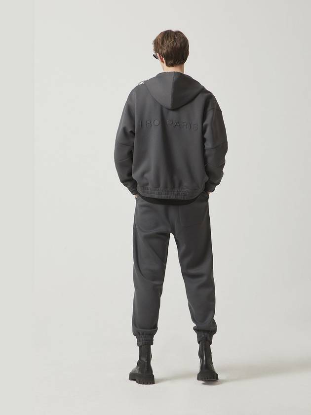 Gray SCUBA hoodie zip up jumper - IRO - BALAAN 4