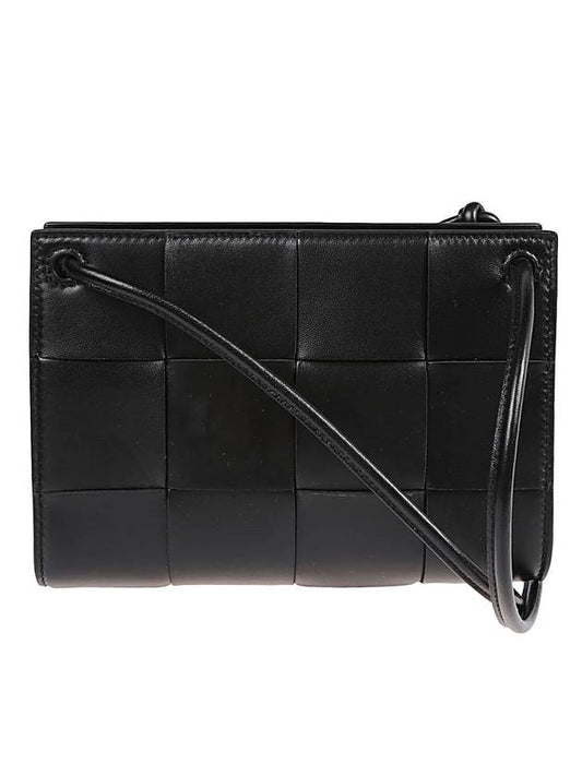 Intrecciato Cassette Mini Cross Bag Black - BOTTEGA VENETA - BALAAN 1