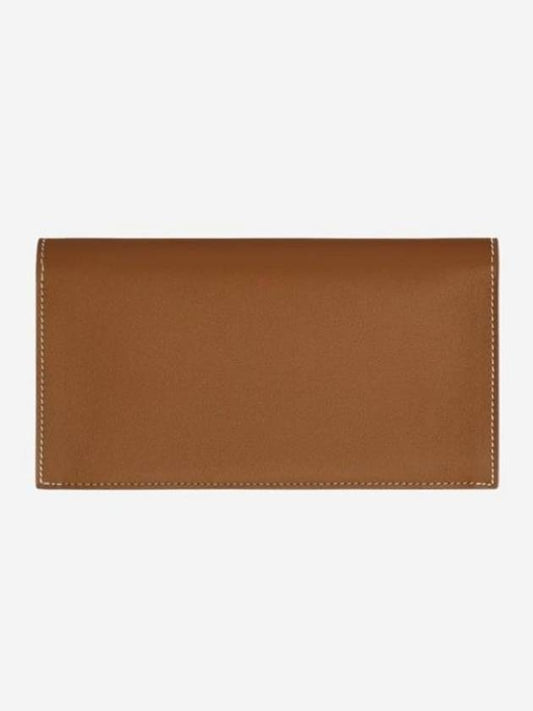 Citizen Twill Long Wallet Brown - HERMES - BALAAN 2