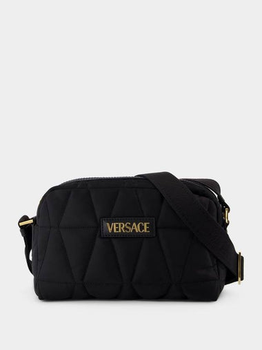 Shoulder Bag - Versace - Nylon - Black - VERSACE - BALAAN 1