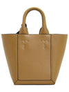 Double Up Leather Tote Bag Brown - TOD'S - BALAAN 4