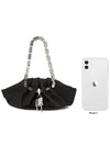 Kenny Satin Small Tote Bag Black - GIVENCHY - BALAAN 10