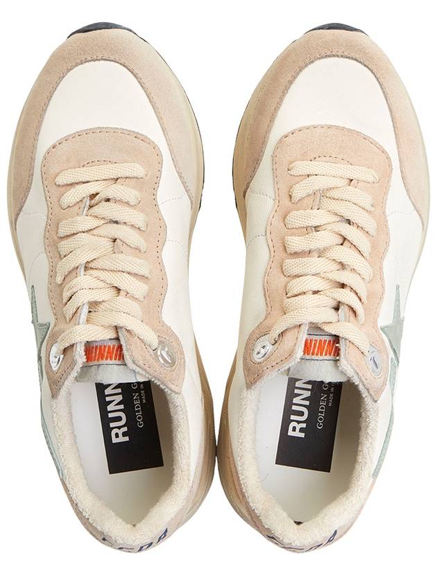 Running Sole Leather Star Low Top Sneakers Pink White - GOLDEN GOOSE - BALAAN 3