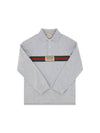 Kids Polo Shirt 787342XJF3F 1049 GRAY - GUCCI - BALAAN 1