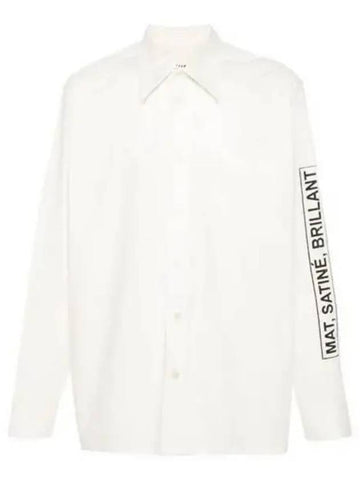 MM6 Margiela Printed Shirt OFFWHITE Off White SH2DT0002S47294101 - MAISON MARGIELA - BALAAN 1